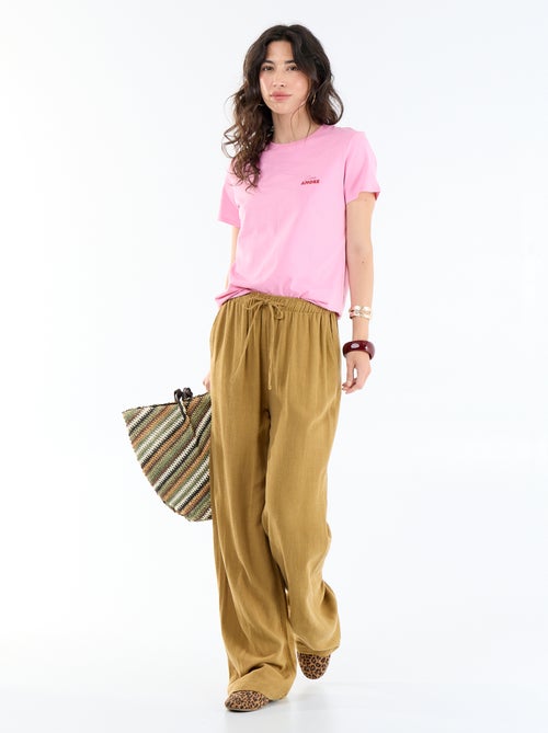 T-shirt estampado - Kiabi