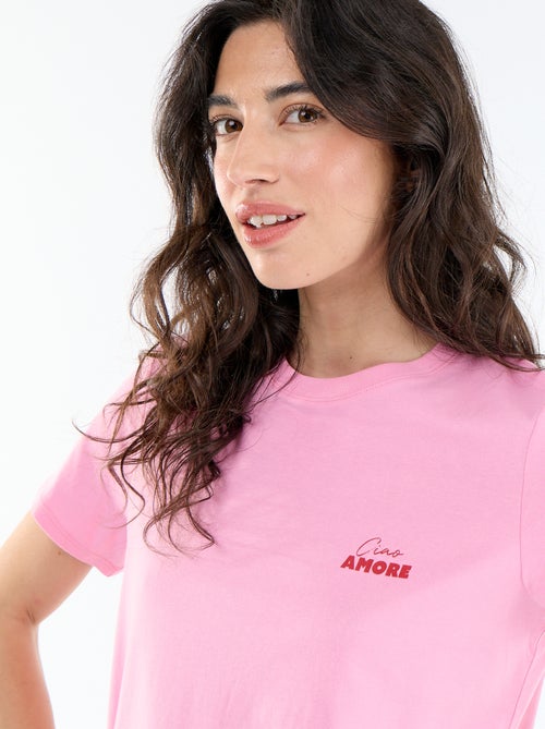 T-shirt estampado - Kiabi