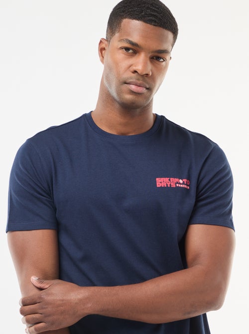 T-shirt estampado 'Sakamoto Days' de manga curta - Kiabi