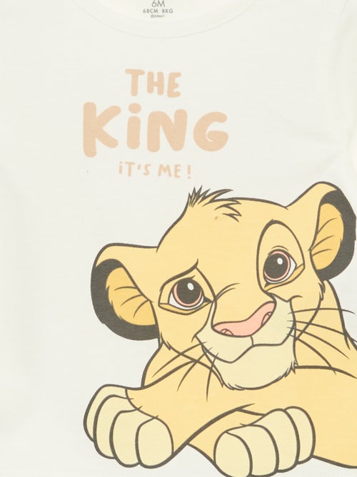 T-shirt estampado "Simba" "Disney" - Kiabi