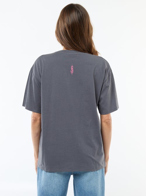 T-shirt estampado 'Slipknot' - Kiabi