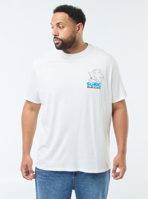 T-shirt estampado 'Sonic' - Kiabi
