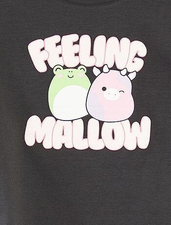 T-shirt estampado 'Squishmallows' de manga curta