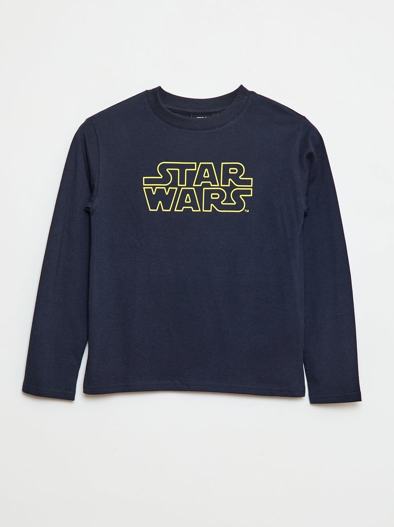 T-shirt estampado 'Star Wars' 'Disney' Azul - Kiabi