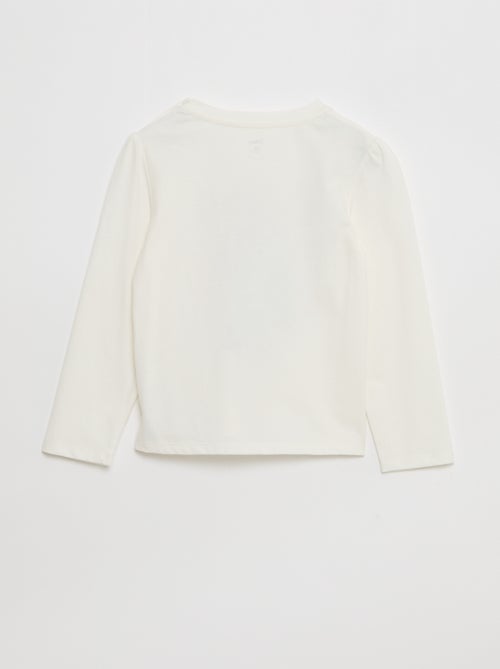 T-shirt estampado 'Stitch' de manga curta - So Easy - Kiabi