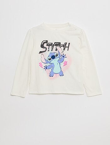 T-shirt estampado 'Stitch' manga curta - So Easy