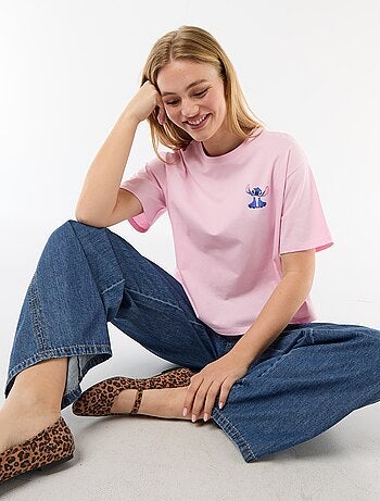 T-shirt estampado \'Stitch\'