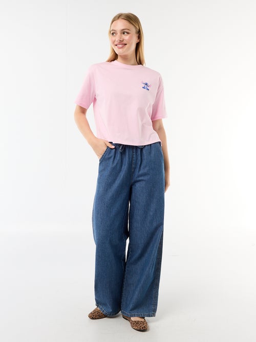 T-shirt estampado \'Stitch\' - Kiabi