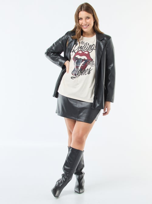 T-shirt estampado 'The Rolling Stones' - Kiabi