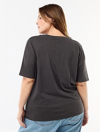 T-shirt estampado 'The Rolling Stones' manga curta