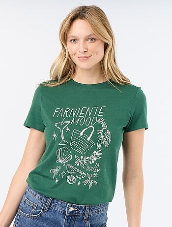 T-shirt estampado
