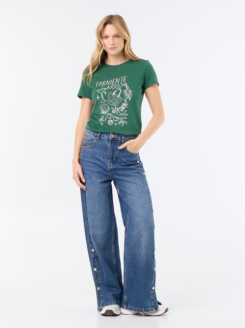 T-shirt estampado - Kiabi