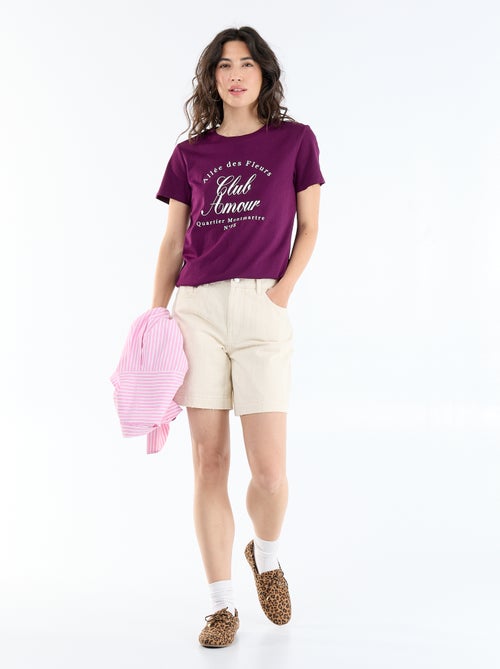 T-shirt estampado - Kiabi
