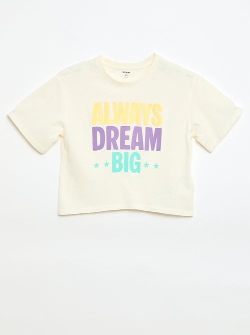 T-shirt estilo americano - Kiabi