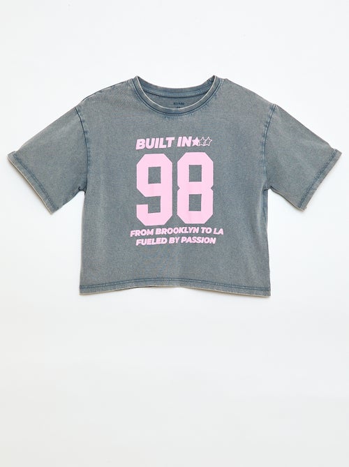 T-shirt estilo americano - Kiabi