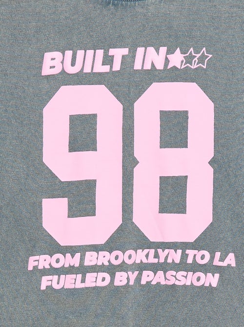 T-shirt estilo americano - Kiabi