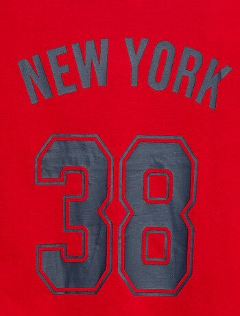 T-shirt estilo basebol