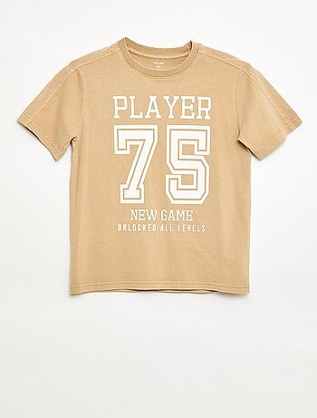 T-shirt estilo basquetebol