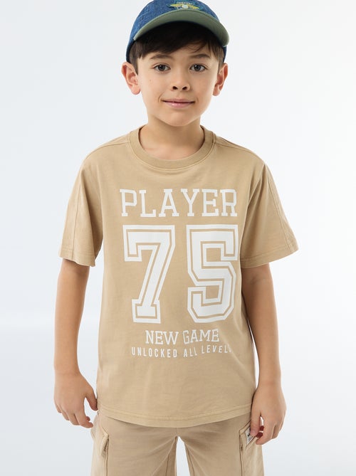 T-shirt estilo basquetebol - Kiabi