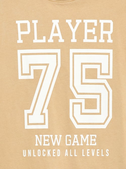 T-shirt estilo basquetebol - Kiabi