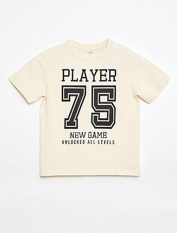 T-shirt estilo basquetebol