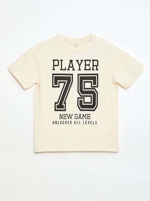 T-shirt estilo basquetebol - Kiabi