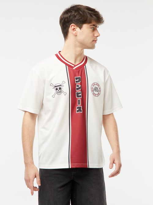 T-shirt estilo desportivo 'One Piece' - Kiabi