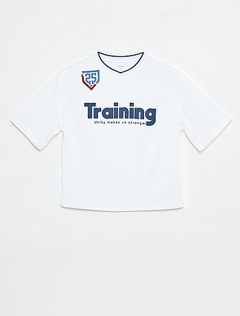 T-shirt estilo desporto americano