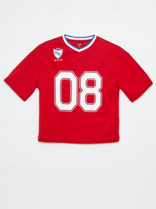 T-shirt estilo desporto americano