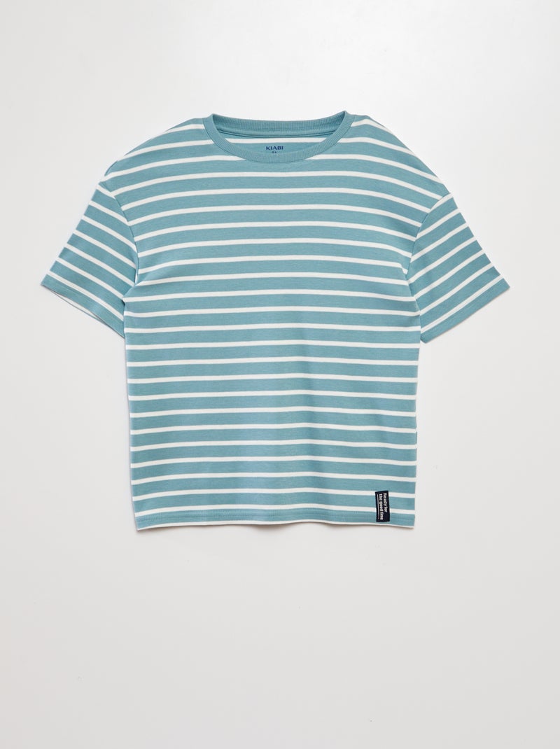 T-shirt estilo marinheiro AZUL - Kiabi
