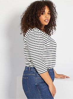 T-shirt estilo marinheiro - Kiabi