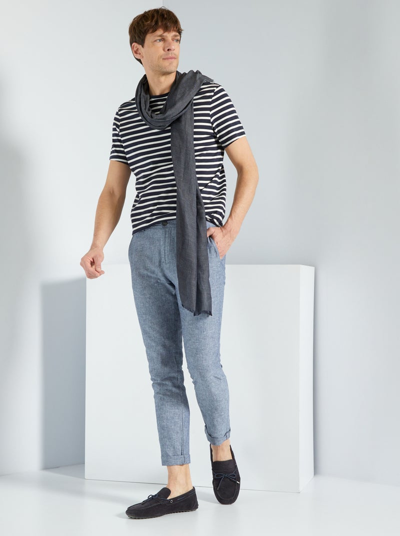 T-shirt estilo 'marinheiro' AZUL - Kiabi
