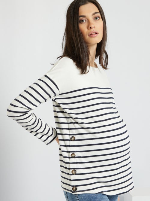 T-shirt estilo marinheiro - Kiabi