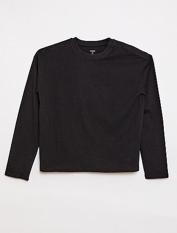 T-shirt estilo marinheiro com velcro no ombro - coleção fácil de vestir