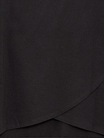 T-shirt estilo marinheiro com velcro no ombro - coleção fácil de vestir