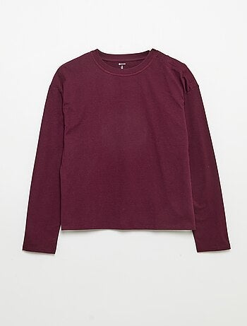 T-shirt estilo marinheiro com velcro no ombro - coleção fácil de vestir