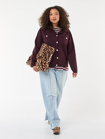 T-shirt estilo marinheiro oversize