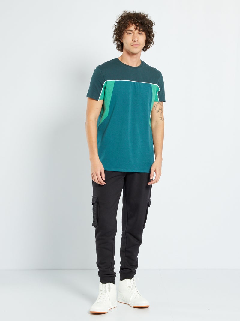 T-shirt estilo retro VERDE - Kiabi
