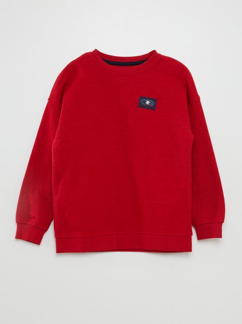 T-shirt estilo sweatshirt  - - Kiabi