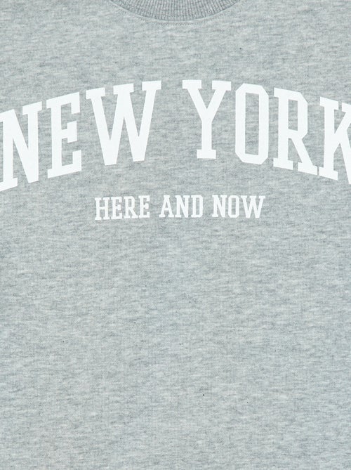 T-shirt estilo universitário de manga curta - Kiabi