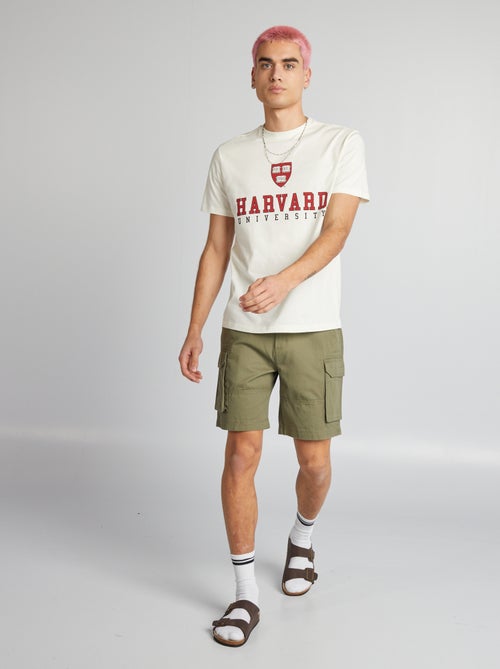 T-shirt 'estilo universitário Harvard' - Kiabi
