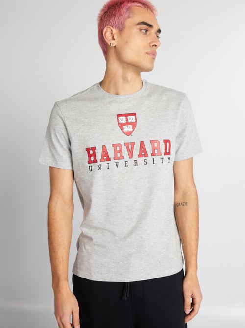 T-shirt 'estilo universitário Harvard' - Kiabi