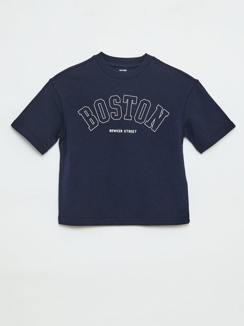 T-shirt estilo universitário manga curta - Kiabi T-shirt estilo universitário manga curta - Kiabi