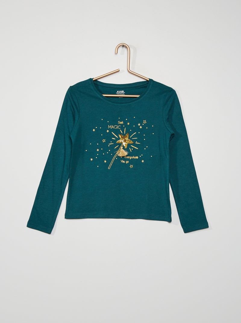 T-shirt 'estrelas' VERDE - Kiabi