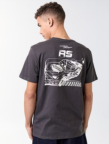 T-shirt 'Faísca McQueen' 'Cars' 'Disney' 'Pixar' de mangas curtas