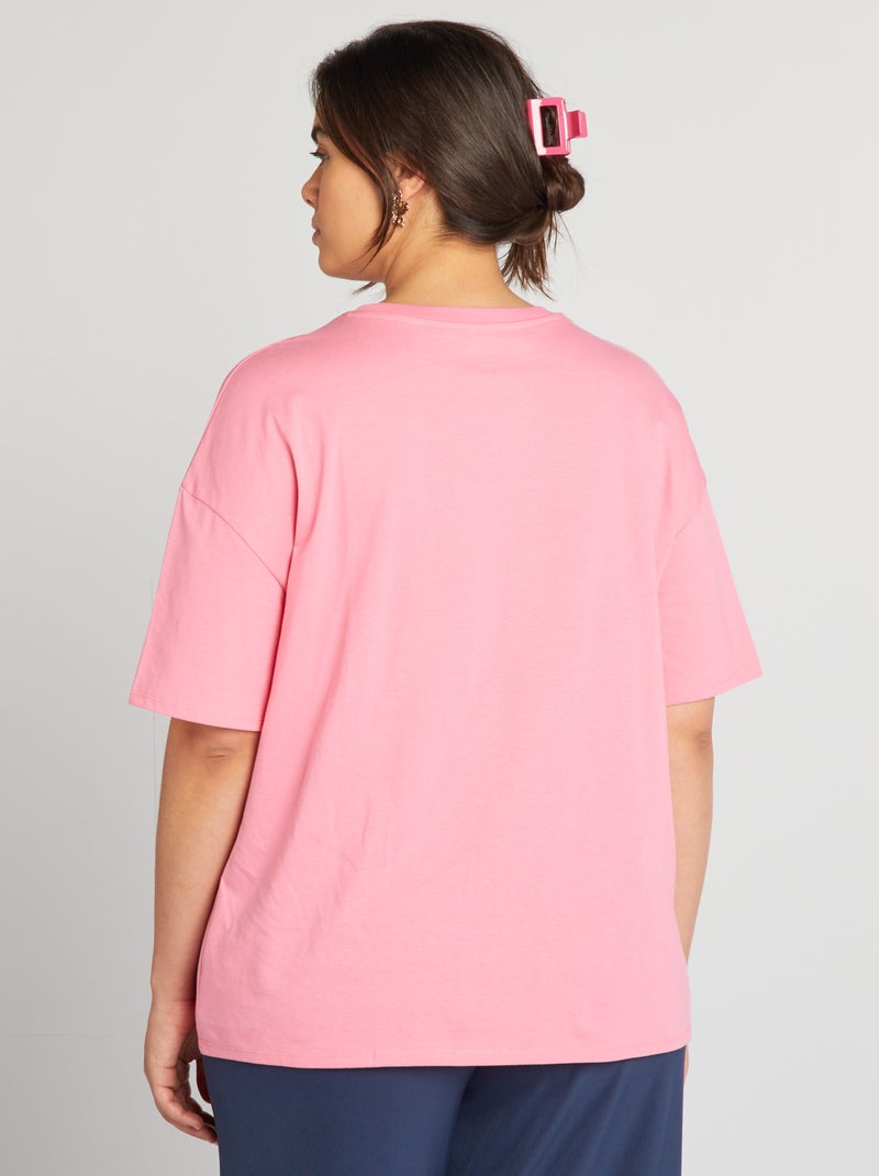 T-shirt 'famille' de manga curta ROSA - Kiabi