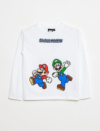 T-shirt 'Fashion UK' 'Mario' em algodão