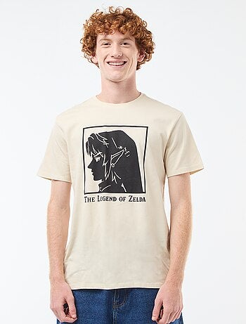 T-shirt 'Fashion UK' 'Zelda' em algodão