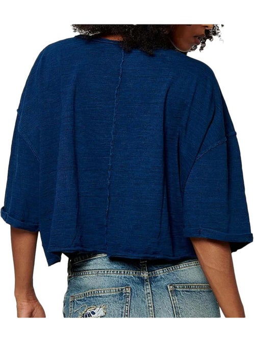 T-shirt Feminina Azul Kaporal STEAL - Kiabi