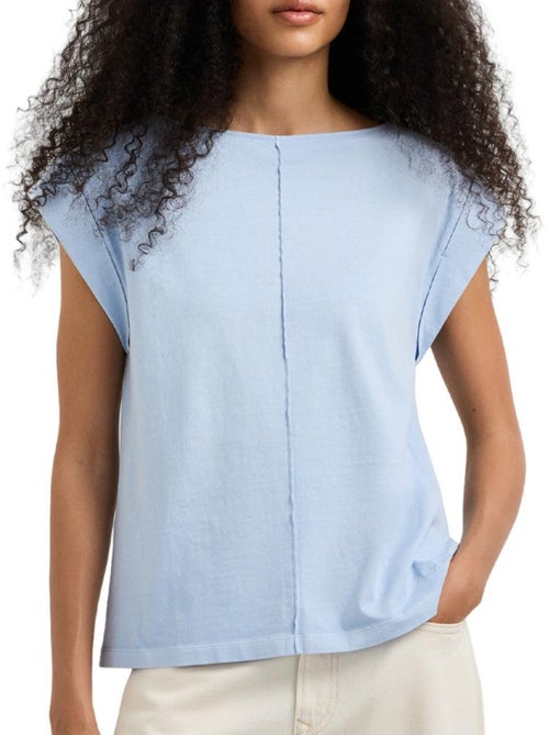 T-shirt feminina azul pepe jeans cayetana - Kiabi T-shirt feminina azul pepe jeans cayetana - Kiabi